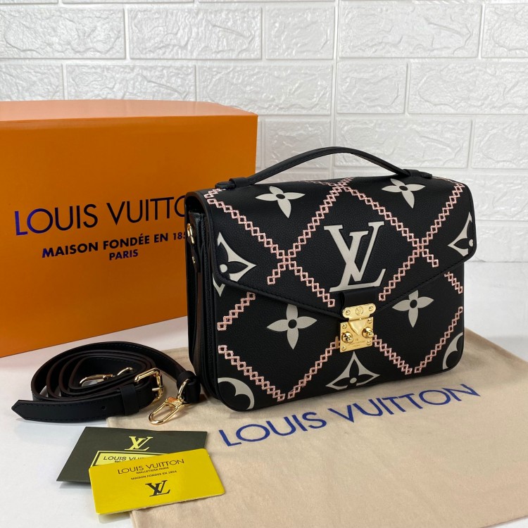 LOUİS VUİTTON METİS POCHETTE STİTCHED MOTİF